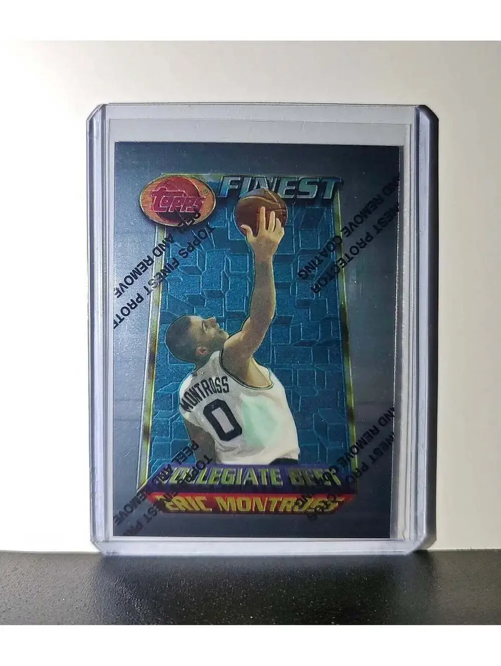 Eric Montross 1994-95 Topps Finest #208 Collegiate Best